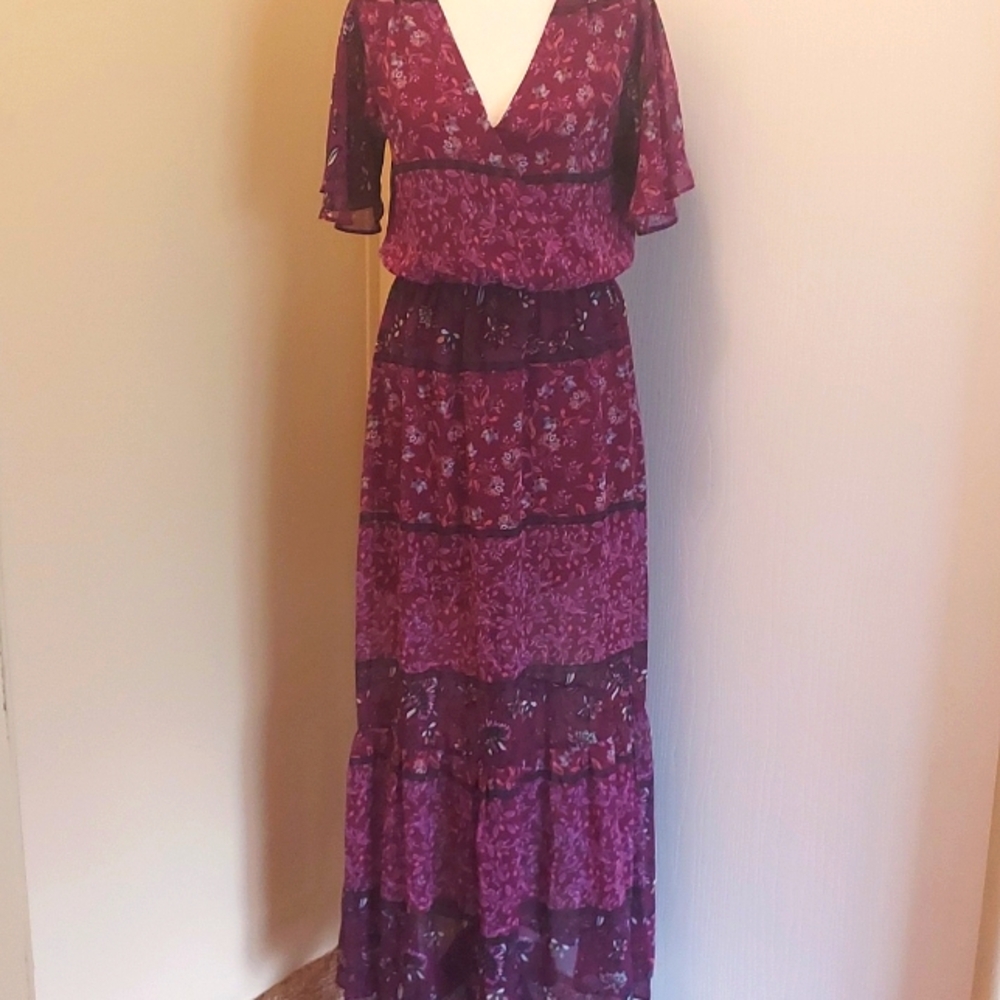 Surplice maxi dress by Everly